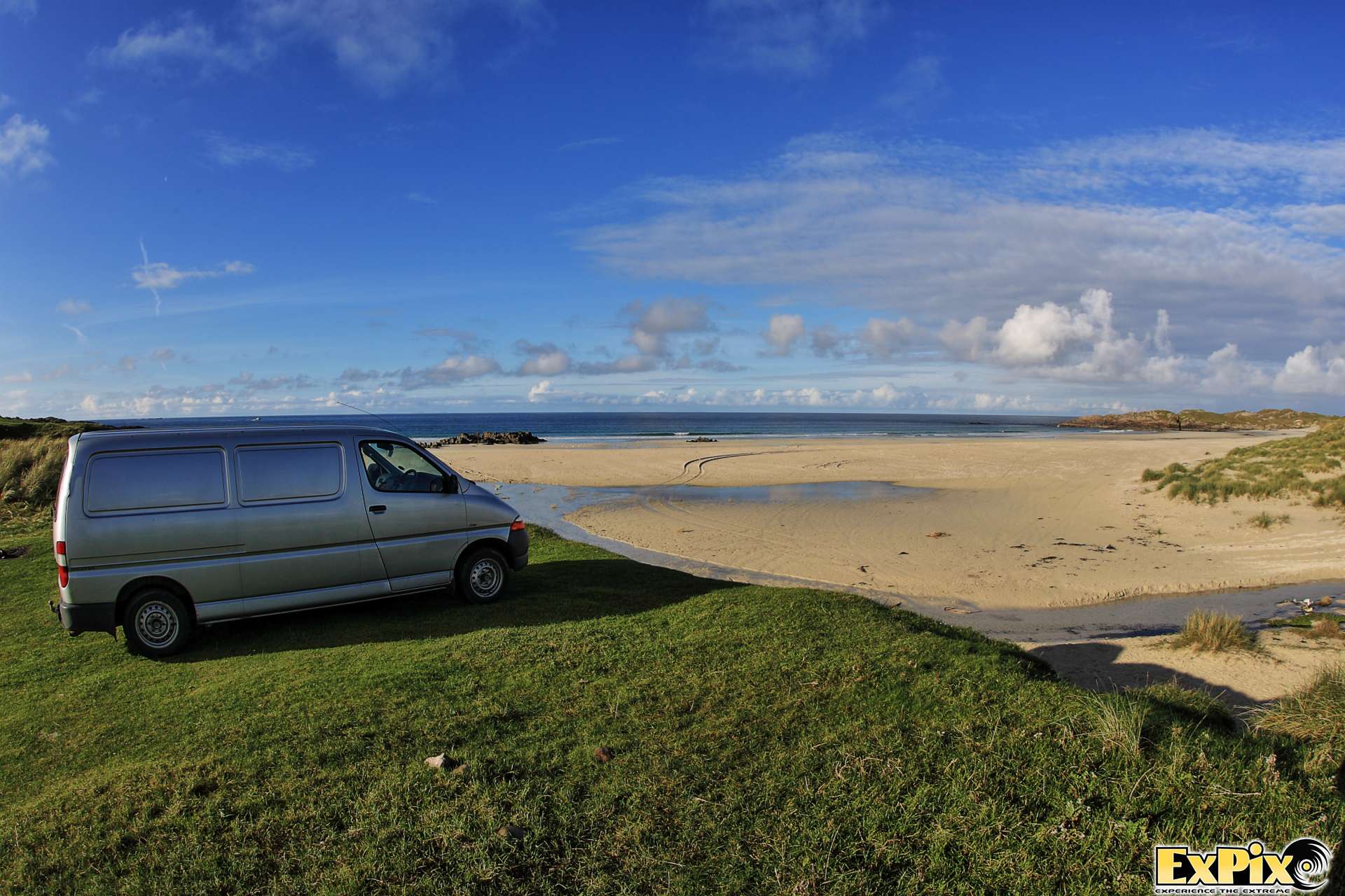 ExPix Van at Balephuil Tiree