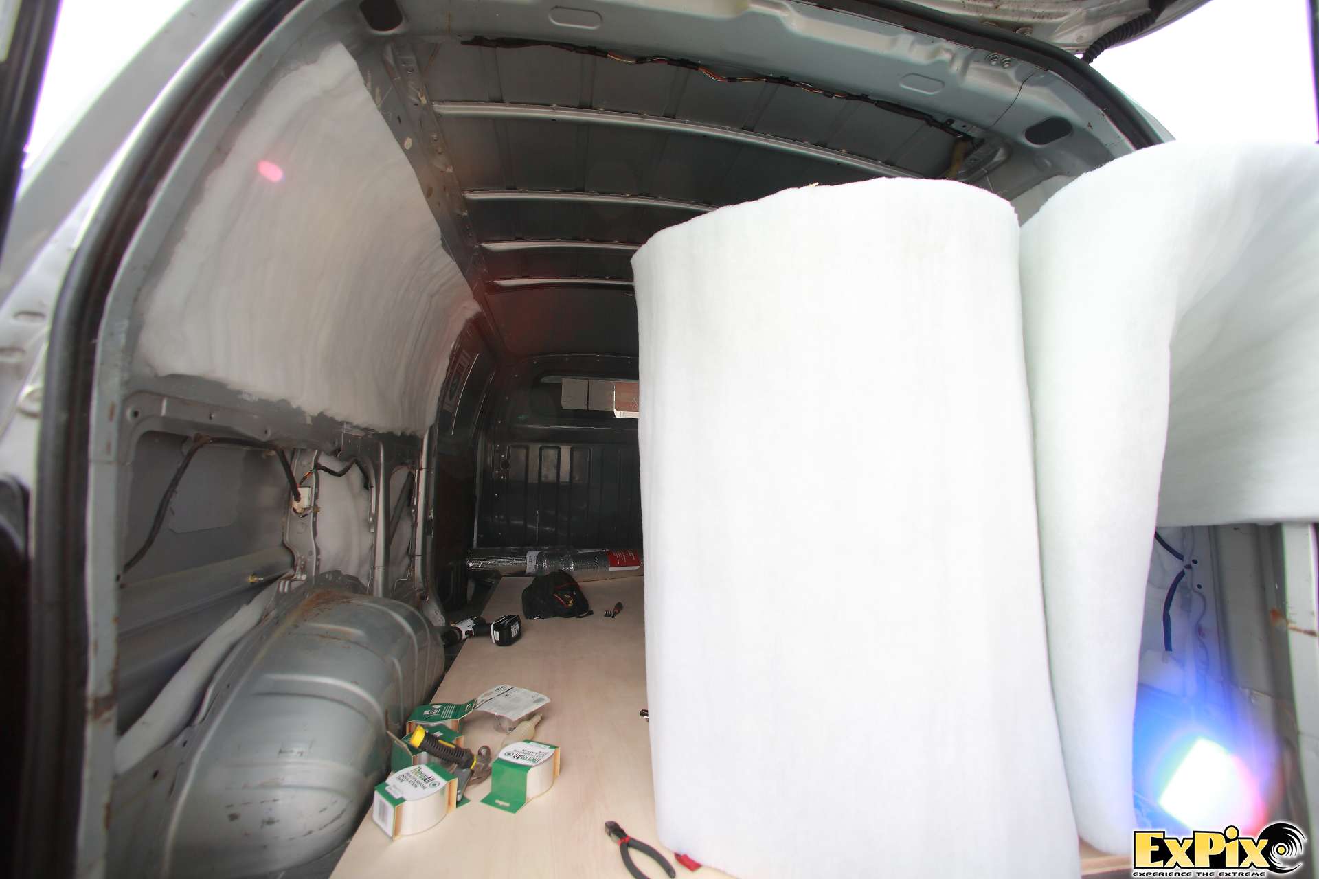Dacron Thermal insulation for the ExPix Van